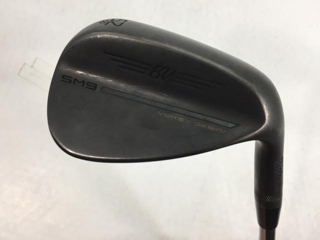 【3980円以上で送料無料】【即納】【中古】タイトリスト ボーケイ ウェッジ スピンミルド SM9 (ジェットブラック)52.12F(日本仕様) D/G AW｜ゴルフエース3号店店