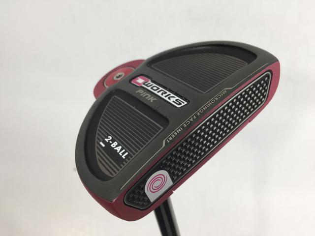 【3980円以上で送料無料】【即納】【中古】オデッセイ O-WORKS PINK(オー・ワークス ピンク) 2-Ball パター オリジナルスチール パター