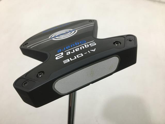 【3980円以上で貨物輸送無料】【即納】【中古】【美品】オデッセイ Ai-ONE SQUARE 2 SQUARE (真四角2真四角) MAX STRIPE パター 2025 STROKE LAB(打つこと 科学研究所) 90 立て坑 パター