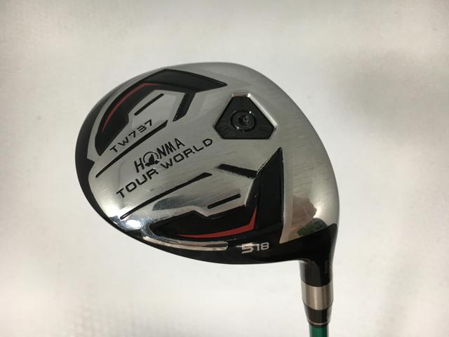 お買い得品!【3980円以上で送料無料】【即納】【中古】ホンマ TOUR WORLD (ツアーワールド) TW737 FW フェアウェイ VIZARD EX-A 55 5W