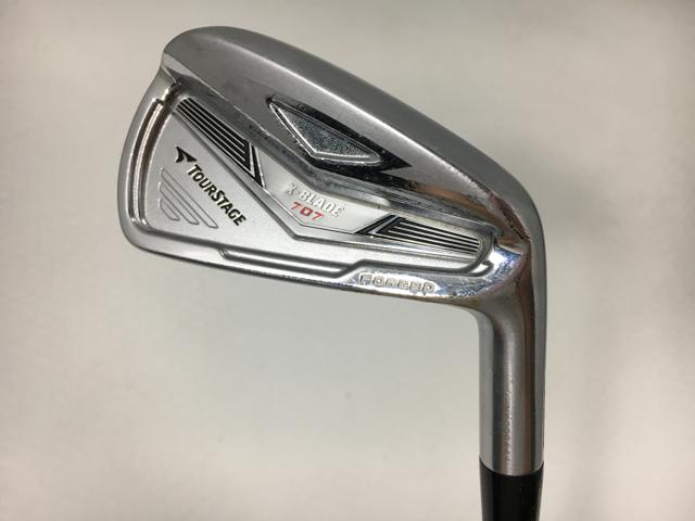 お買い得品！【3980円以上で送料無料】【即納】【中古】(8本セット)ブリヂストン ツアーステージ Xブレード 707 アイアン D/G 3～9.P