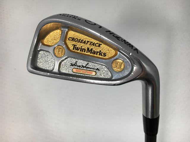 【3980円以上で貨物輸送無料】【即納】【中古】(8本仕掛ける)ホンマ ツインマークス 差し交わす殴り込み アイアン ドリスチタンフェザーウェイト2 2S 4～10.S