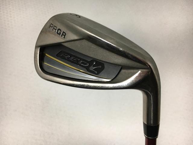 お買い得品！【3980円以上で送料無料】【即納】【中古】(5本セット)プロギア RED チタンフェース アイアン 2016 オリジナルカーボン 6～9.P