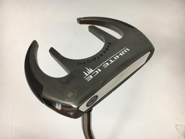 お買い得品！【3980円以上で送料無料】【即納】【中古】オデッセイ ホワイト アイス セイバートゥース パター オリジナルスチール パター
