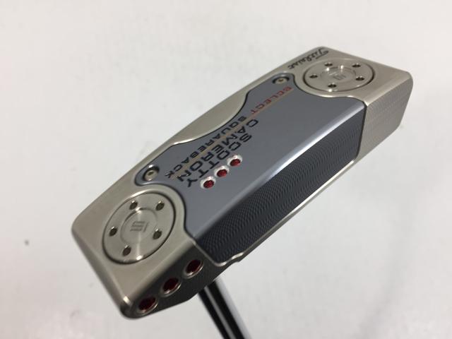 【3980円以上で送料無料】【即納】【中古】【超美品】タイトリスト スコッティ・キャメロン セレクト スクウェアバック 2018 オリジナルスチール パター