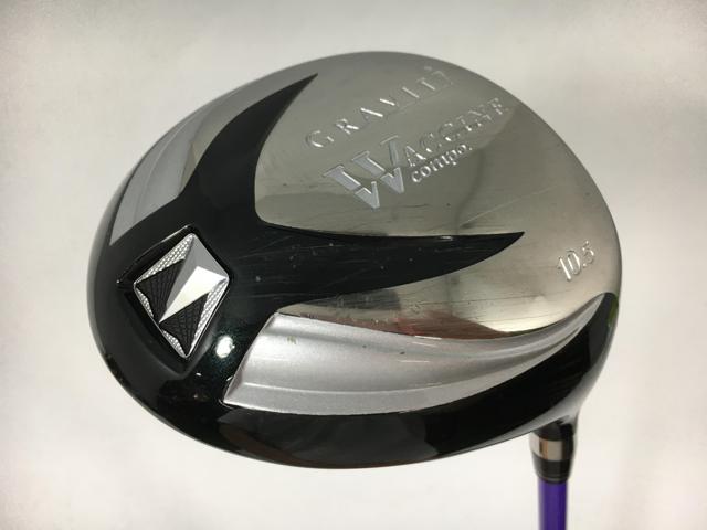 お買い得品！【3980円以上で送料無料】【即納】【中古】GRAVITY ワクチンコンポ 銀 ドライバー UST マミヤ ATTAS G7 6 1W