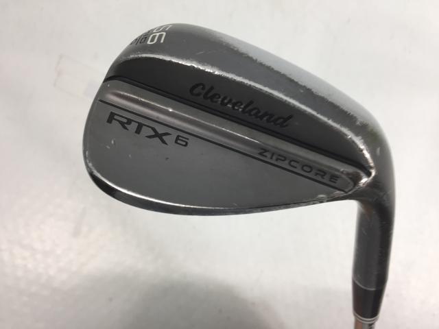 【3980円以上で貨物輸送無料】【即納】【中古】クリーブランド RTX-6 ZIPCORE 黒いこと繻子 ウェッジ 56.10 MID 2023 NS労働者階級 950GH neo SW