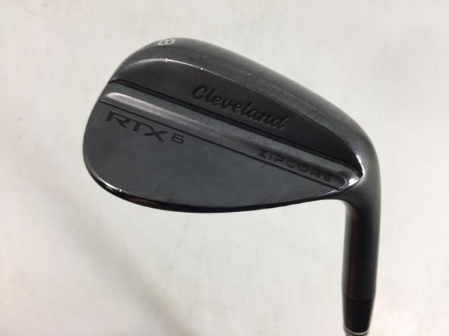 お買い得品！【3980円以上で貨物輸送無料】【即納】【中古】クリーブランド RTX-6 ZIPCORE 黒いこと繻子 ウェッジ 58.12 FULL 2023 NS労働者階級 950GH neo SW