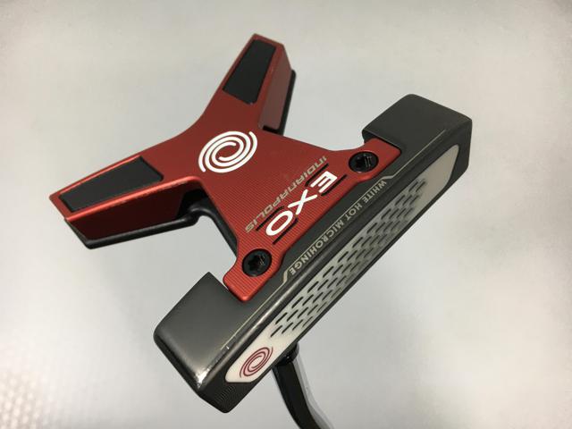 お買い得品！【3980円以上で送料無料】【即納】【中古】オデッセイ EXO(エクソー) INDIANAPOLIS(インディアナポリス) パター オリジナルスチール パター｜ゴルフエース3号店店