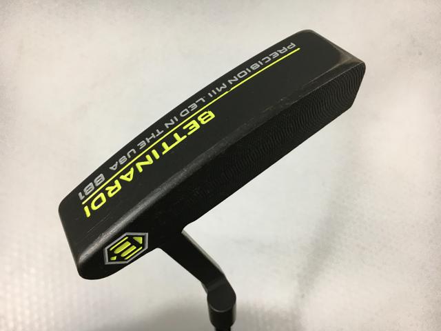 お買い得品！【3980円以上で貨物輸送無料】【即納】【中古】RJベティナルディ BB-1 プレシジョンミルド IN THE USA パター 2018 一風変わったスチール写真 パター