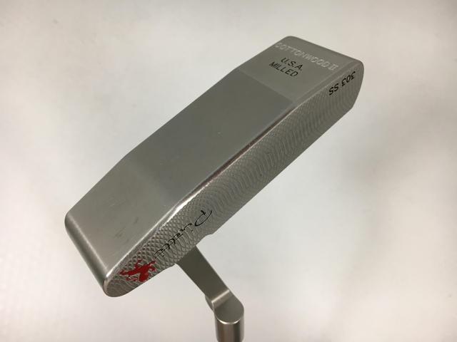 お買い得品！【3980円以上で送料無料】【即納】【中古】Piretti(ピレッティ) RISING SUN(ライジングサン) COTTONWOOD2 パター オリジナルスチール パター｜ゴルフエース3号店店