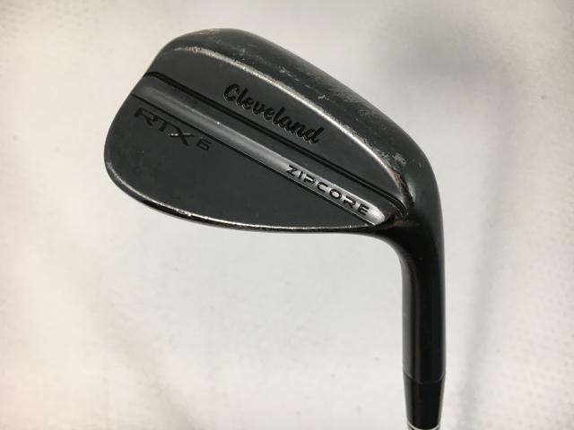 お買い得品！【3980円以上で貨物輸送無料】【即納】【中古】クリーブランド RTX-6 ZIPCORE 黒いこと繻子 ウェッジ 56.12 FULL 2023 D/G 85 SW