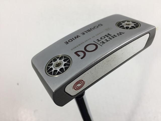 【3980円以上で送料無料】【即納】【中古】オデッセイ ホワイト ホット OG DOUBLE WIDE パター オリジナルスチール パター