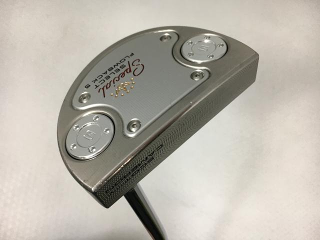 お買い得品！【3980円以上で貨物輸送無料】【即納】【中古】タイトリスト スコッティ・キャメロン 特別より分ける 流れうしろ側5 2020 一風変わったスチール写真 パター