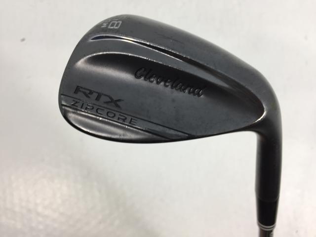 お買い得品！【3980円以上で貨物輸送無料】【即納】【中古】クリーブランド RTX ZIPCORE 黒いこと繻子 ウェッジ 58.06 LOW 2020 NS労働者階級 MODUS3 TOUR120 SW