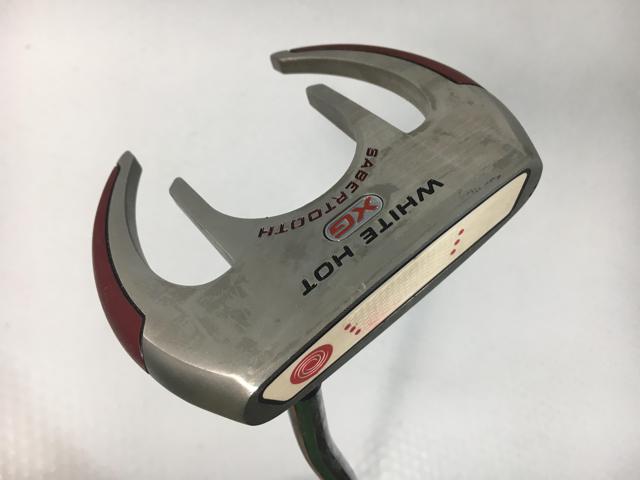 【3980円以上で送料無料】【即納】【中古】オデッセイ ホワイト ホット XG セイバートゥース パター オリジナルスチール パター