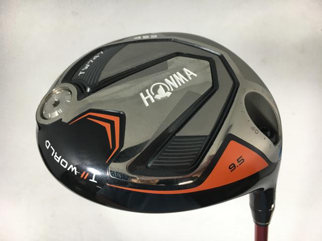 お買い得品！【3980円以上で貨物輸送無料】【即納】【中古】ホンマ TOUR WORLD (周遊旅行世界) TW747 455 １番ウッド VIZARD FD-6 1W