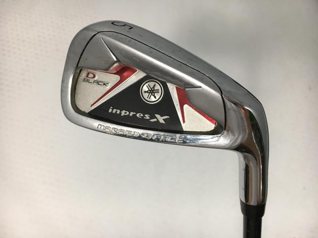 【3980円以上で送料無料】【即納】【中古】(7本セット)ヤマハ インプレス X D BLACK アイアン 2010 TBX-510i 4~9.P|ゴルフエース3号店店