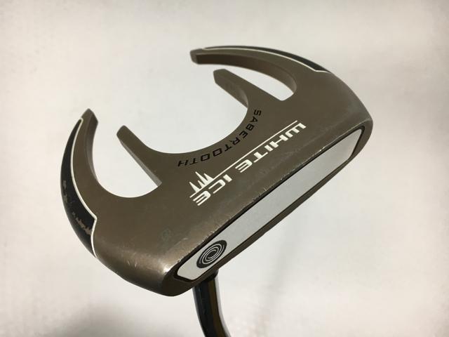 【3980円以上で送料無料】【即納】【中古】オデッセイ ホワイト アイス セイバートゥース ツアーブロンズ パター オリジナルスチール パター