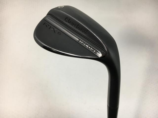 【3980円以上で貨物輸送無料】【即納】【中古】クリーブランド RTX-6 ZIPCORE 黒いこと繻子 ウェッジ 56.08 LOW+ 2023 D/G SW