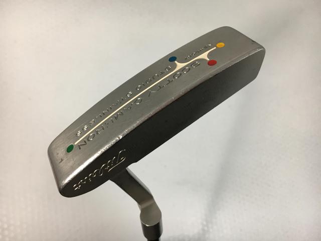 お買い得品！【3980円以上で貨物輸送無料】【即納】【中古】タイトリスト スコッティ・キャメロン 制作室ステンレス鋼 ニュー界面 一風変わったスチール写真 パター