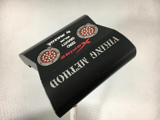 お買い得品!【3980円以上で送料無料】【即納】【中古】ムジーク(muziik) ムジーク(muziik) XSPIRE VIKING METHOD ZERO GRAVITY パター (ストレート) オリジナルスチール パター|ゴルフエース3号店店