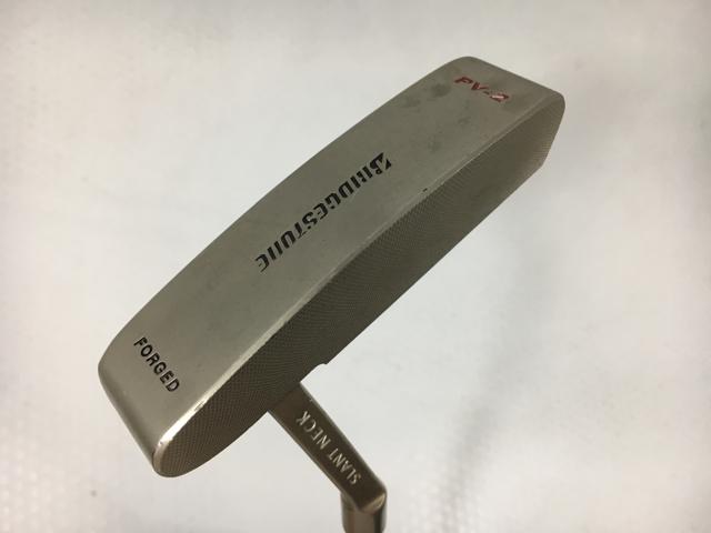お買い得品！【3980円以上で送料無料】【即納】【中古】ブリヂストン ツアーステージ PV-2フォージド パター オリジナルスチール パター