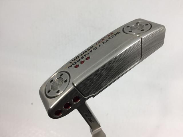 お買い得品！【3980円以上で送料無料】【即納】【中古】タイトリスト スコッティ・キャメロン セレクト ニューポート 2018 オリジナルスチール パター｜ゴルフエース3号店店
