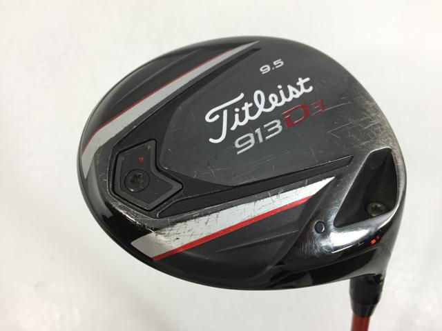 【3980円以上で貨物輸送無料】【即納】【中古】タイトリスト 913D3 １番ウッド (日本遣りかた) UST マミヤ ATTAS 7 1W