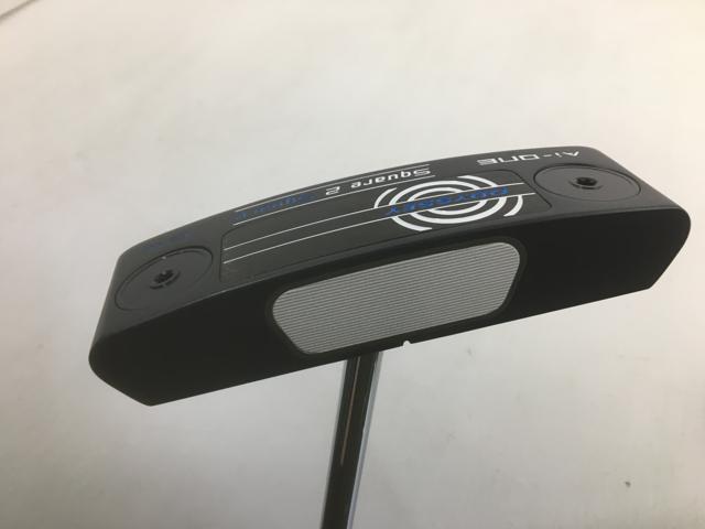 お買い得品！【3980円以上で貨物輸送無料】【即納】【中古】【超美品】オデッセイ Ai-ONE SQUARE 2 SQUARE (真四角2真四角) DOUBLE WIDE パター 2025 STROKE LAB(打つこと 科学研究所) 90 立て坑 パター