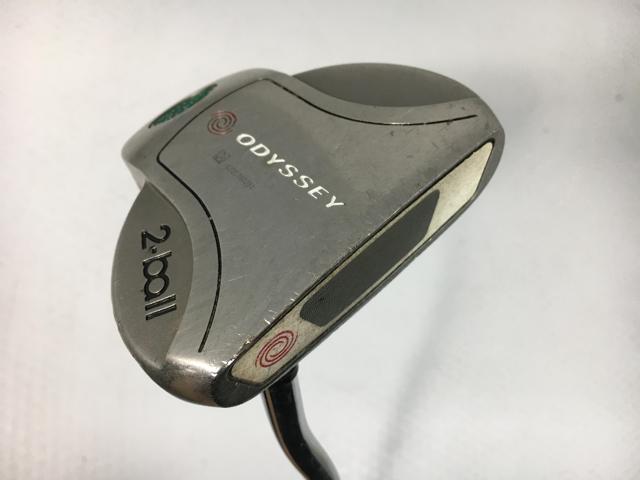 【3980円以上で送料無料】【即納】【中古】オデッセイ ホワイト スチール 2-BALL パター オリジナルスチール パター