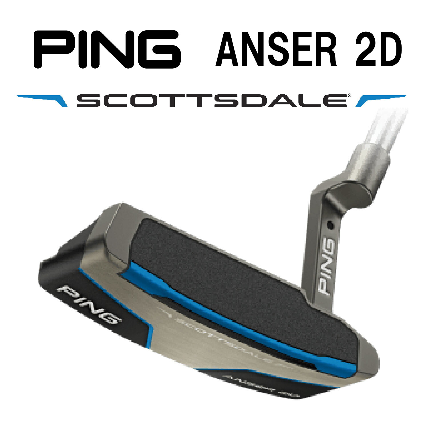 PING SCOTTSDALE ANSER 2Dアンサー 2D 楽天市場】【即納】 2025 PING PUTTER SCOTTTSDALE ANSER 2D スコッツ