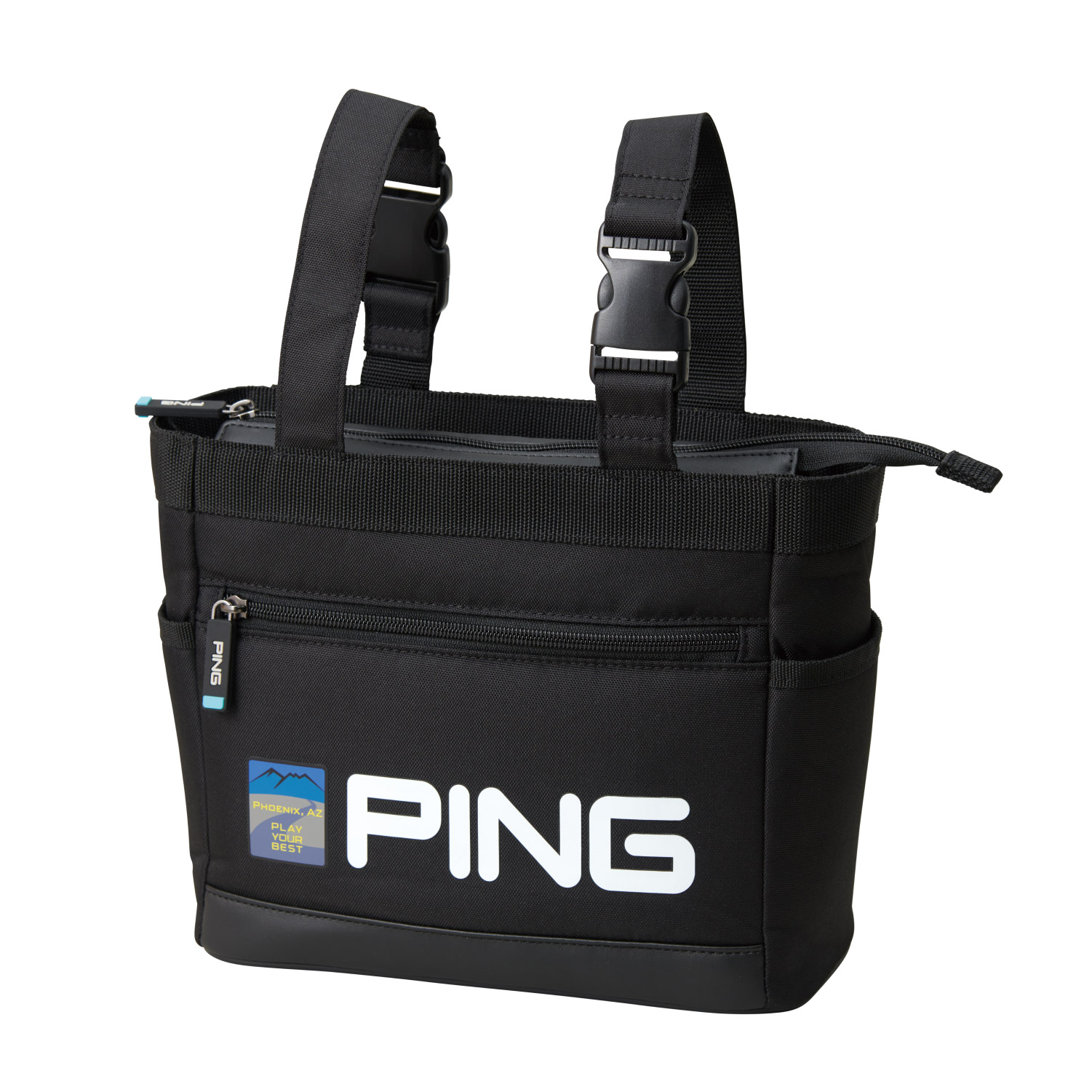 楽天市場】トートバッグ PING ピン GB-P2201 フラッグスタッフラウンドトート FLAG STAFF ROUND TOTE ゴルフ用バッグ  収納 ブラック：ゴルフレスキュー