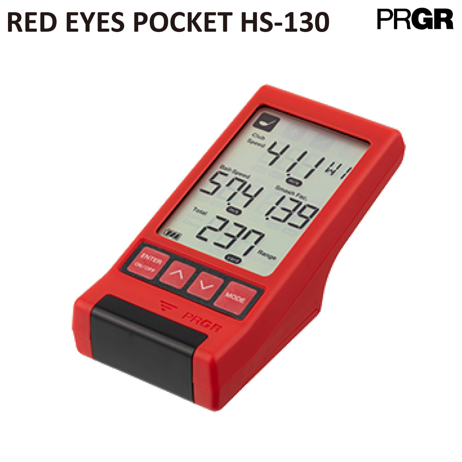 位置づける器 PRGR RED EYES POCKET HS-130 レッドアイズポケット 労働者階級歯車 ゴルフ 訓練を受ける物の具 デジタル 形づくる 素早さ位置づける