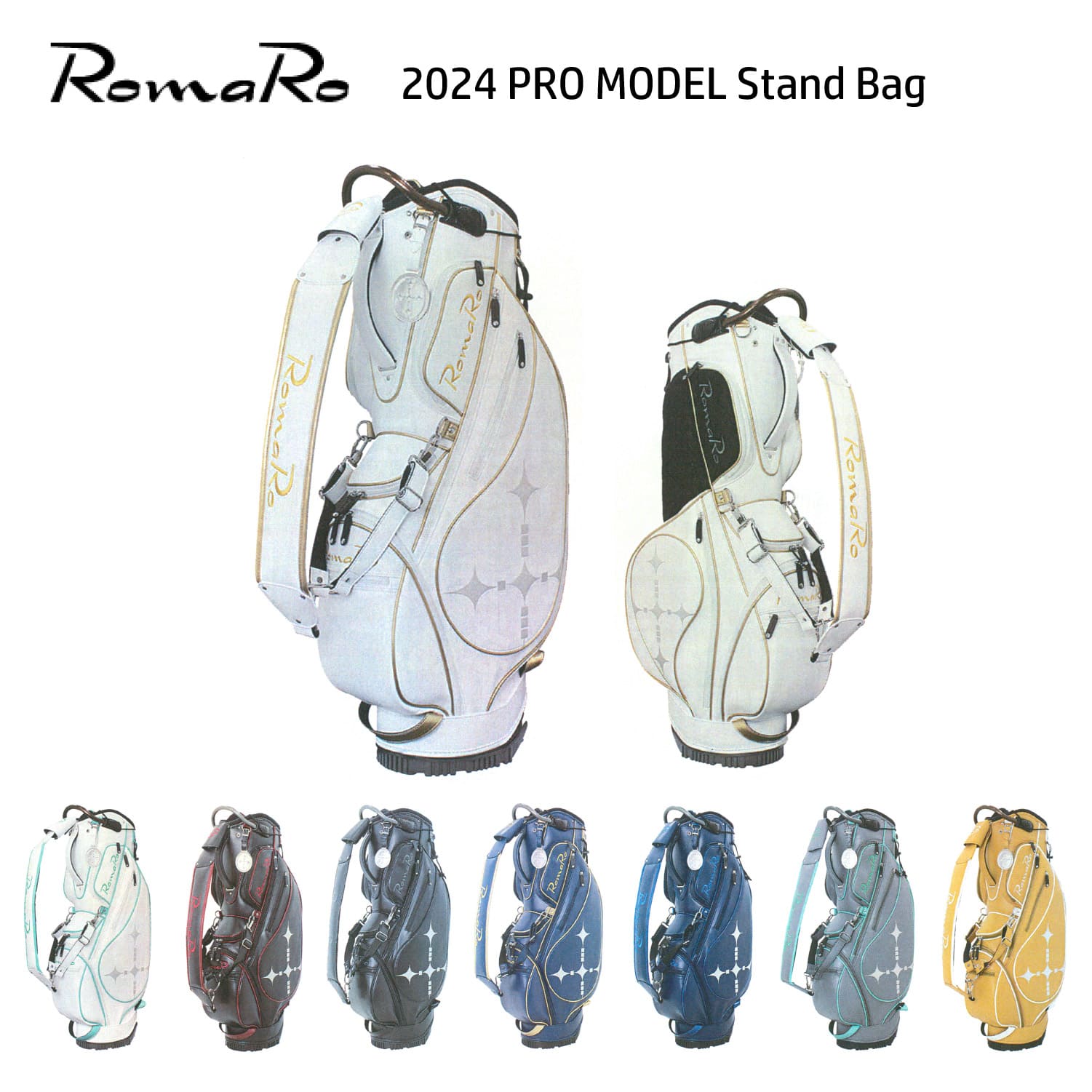 ロマロ　キャディバッグ　ヘッドカバー　アイアンカバー付き 楽天市場】2023モデル RomaRoロマロ PREMIUMアイアンカバー