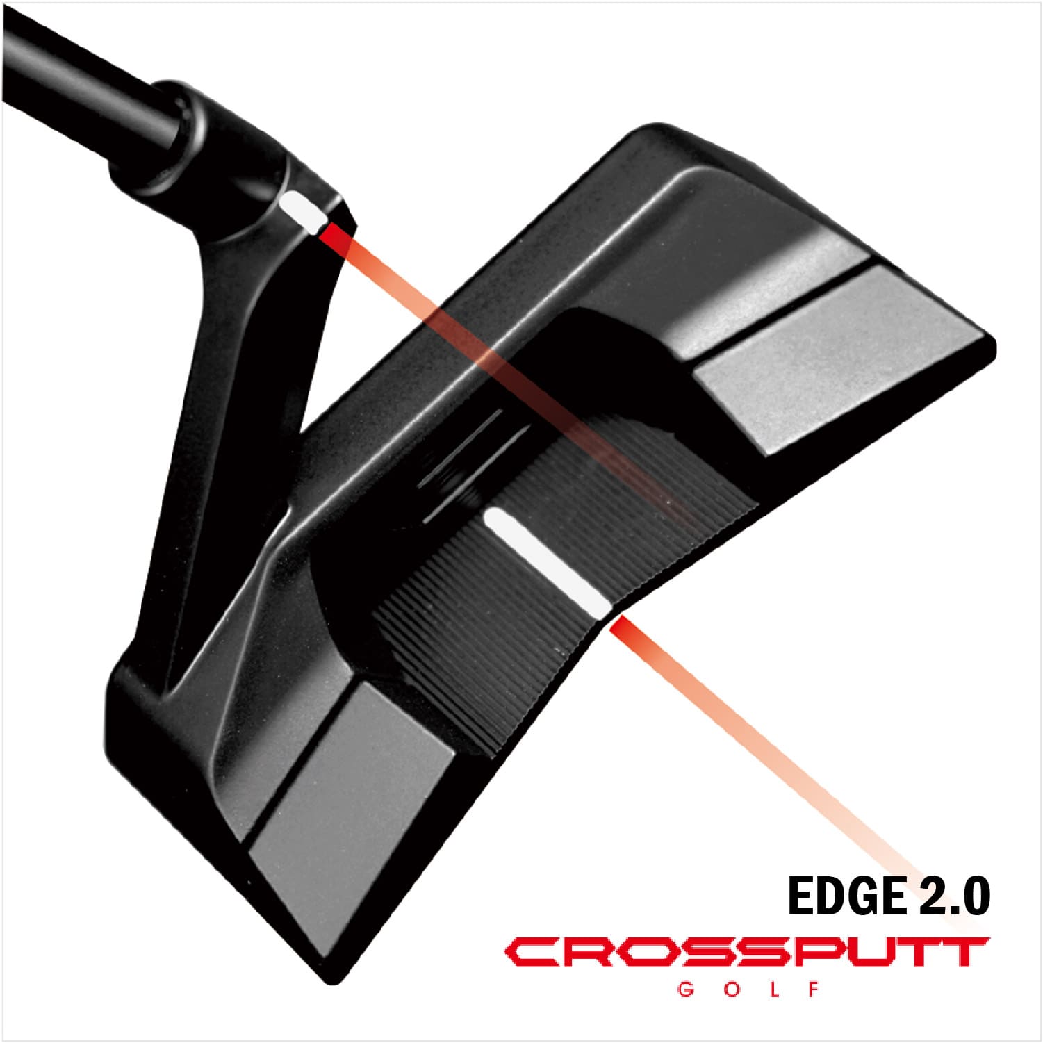 楽天市場】クロスパットゴルフ パター エッジ 1.0 CROSSPUTT GOLF EDGE 1.0 マレット型 ゴルフクラブ ブラック :  ゴルフレスキュー