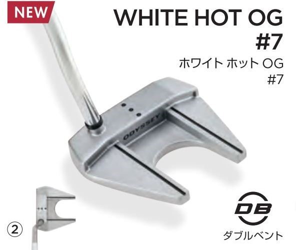 超特価】 オデッセイ Odyssey WHITE-HOT OG #7 パター Women's ホワイトホット レディース PUTTER 2022モデル  fucoa.cl