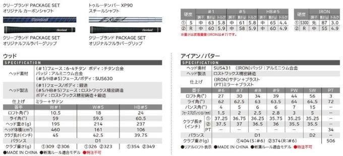 ゴルフ クラブセット メンズ クリーブランド SET 2022年モデル