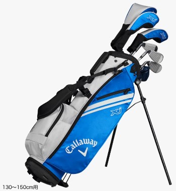 キャロウェイ ゴルフ Xj-3 お坊っちゃん書き割り (7本書き割り) CB付き添い人 Callaway JUNIOR GOLF CLUB SET ゴルフ書き割り 身の丈130糎～150糎 2026真似形