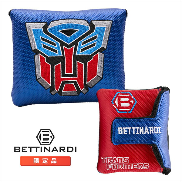 ベティナルディ トランスフォーマー 限定 コラボ パターヘッドカバー オートボット マレットタイプ サイバトロン BETTINARDI TRANSFORMERS AUTOBOT画像