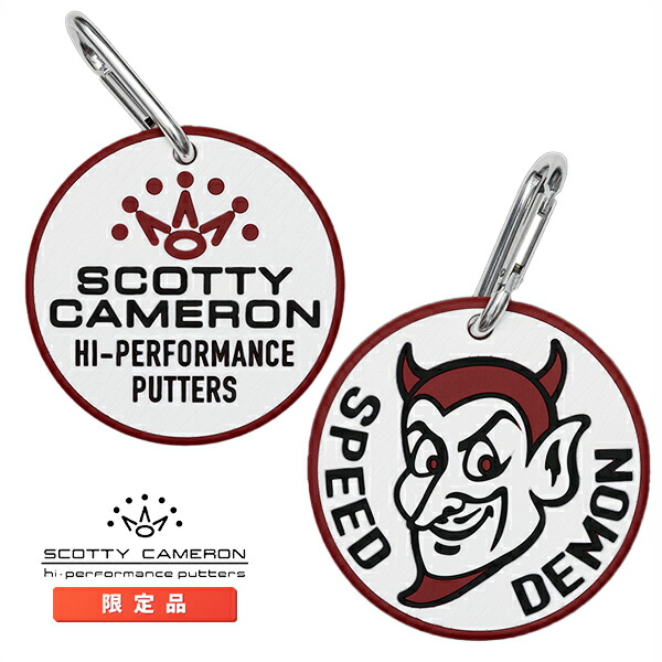 スコッティキャメロン ラバー パッティングディスク スピードデーモン バッグタグ カラビナ付き 限定 Scotty Cameron Putting Disc Speed Demon