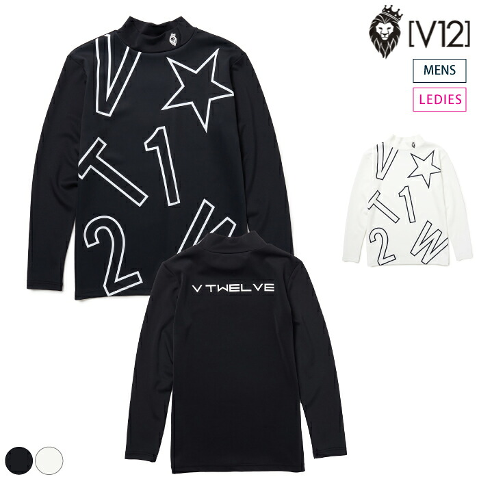 V12 ヴィトゥエルブ メンズ レディース CRAZY LETTER L/S MOCK V122220-CT04 CACC_02