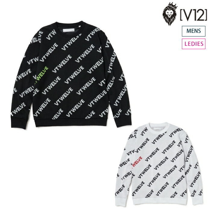 楽天市場】V12 ヴィトゥエルブ メンズ レディース TYPO KNIT 防風裏地