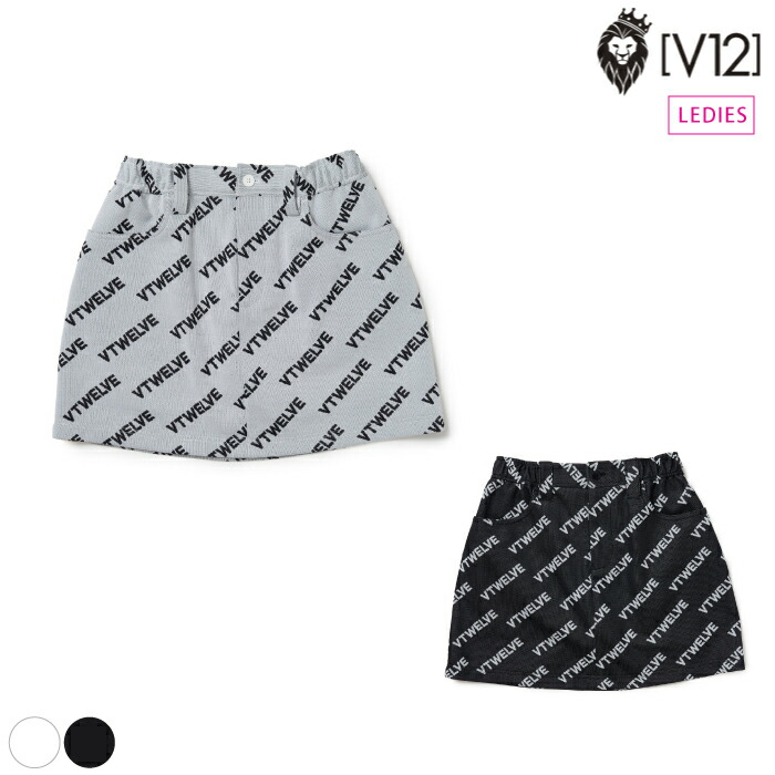 V12 ヴィトゥエルブ レディース VET JACQUARD SKIRT v122220-sk05 CACC_02