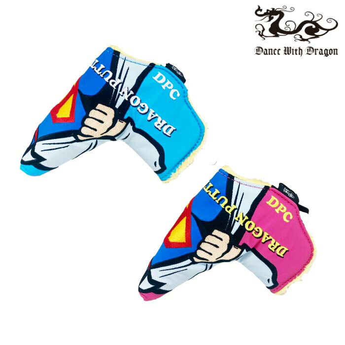 【40%OFF SALE】Dance With Dragon ダンスウィズドラゴン ゴルフ メンズ レディース ヘッドカバー ”D”PERMANパターカバー(ピンタイプ) D3-713045 CACC_01