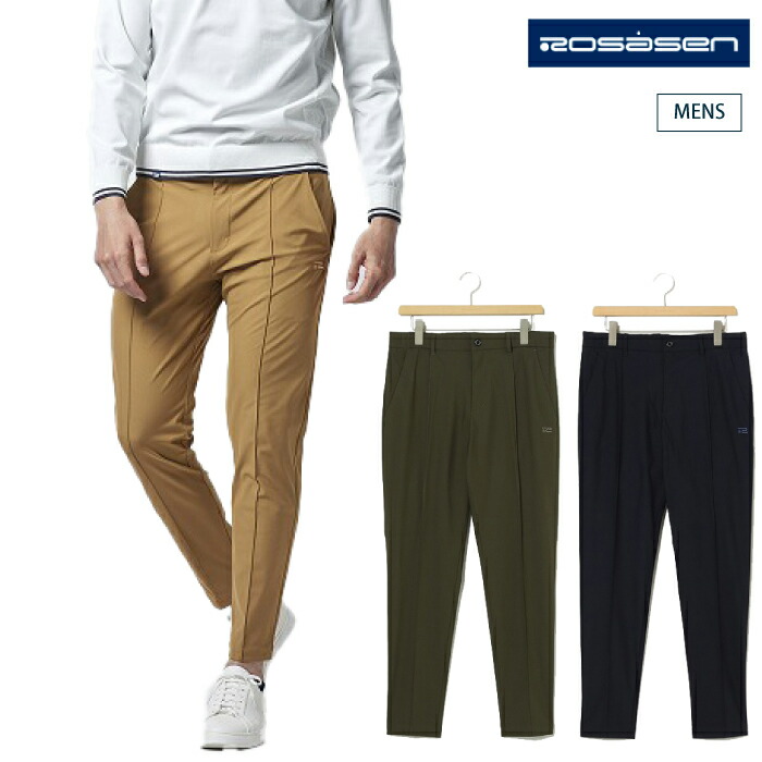 ROSASEN［ロサーセン］CENTER CREASE STRETCH PANTS/ 二重織り
