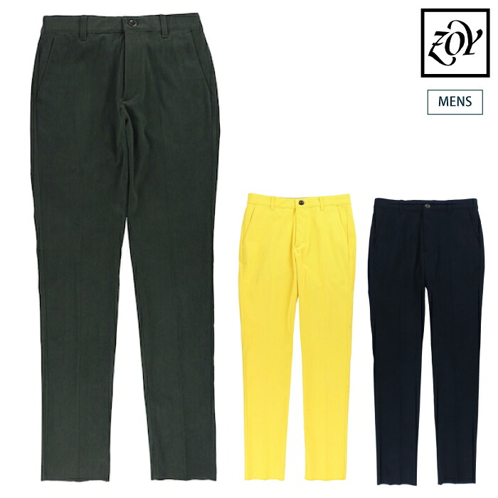 【40%OFF SALE】ZOY ゾーイ メンズ トリコットコーデュロイ ロングパンツ 071434410 CACD_02|ゴルフシティアルド