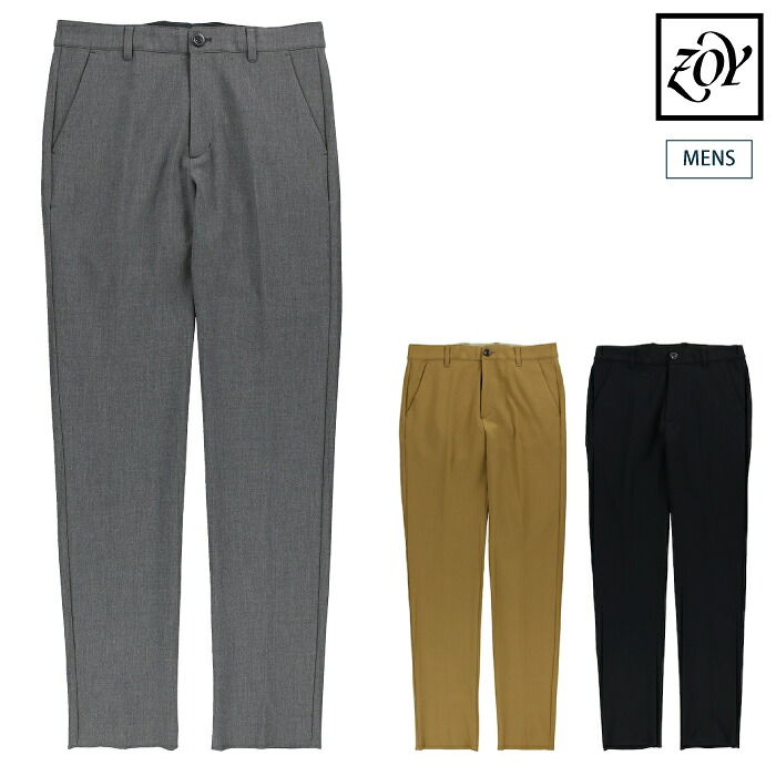 【40%OFF SALE】ZOY ゾーイ メンズ 裏面起毛ストレッチ ロングパンツ 071434411 CACD_02
