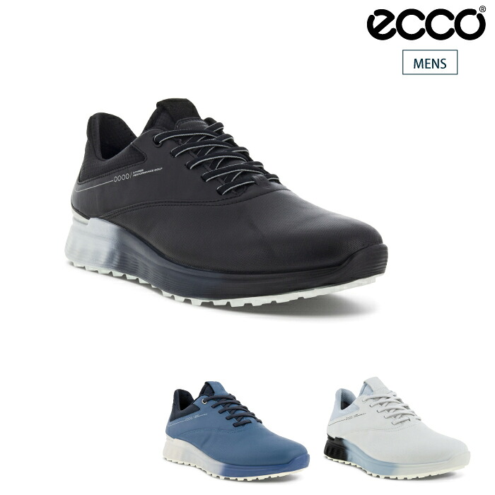 【SALEセール】30%OFF ECCO エコー メンズ ECCO M GOLF S-THREE LACE ハイブリッドゴルフシューズ 防水 透湿機能 102944 CACD_01 17,664円