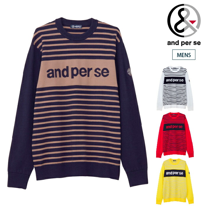 楽天市場】【30%OFF SALE】and per se アンパスィ メンズ ゴルフウェア